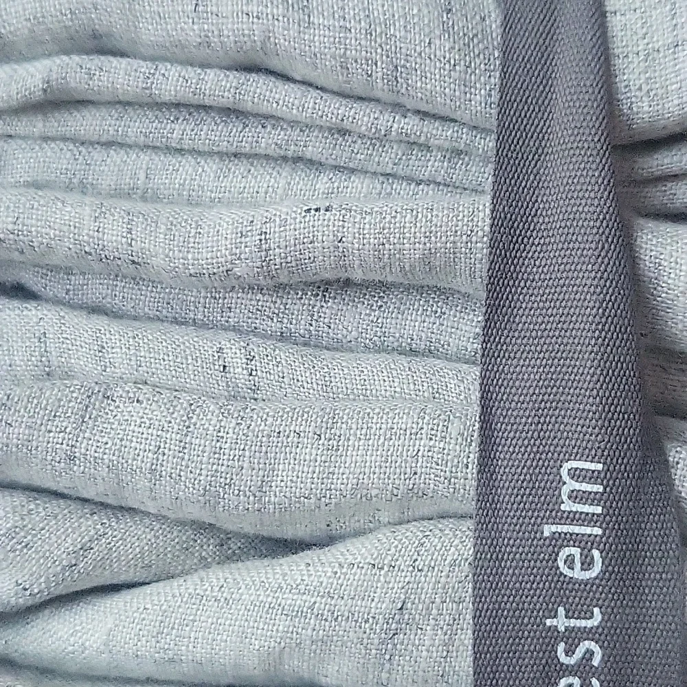 ❤️BUY 2 GET 1 FREE  West Elm European Flax Linen Fiber Dyed Duvet Cover